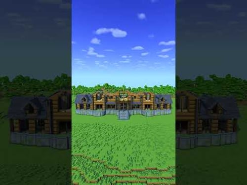 Minecraft Ultimate Survival Log House Build