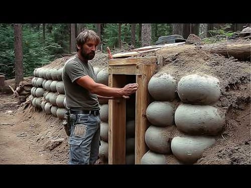 Survival Expert Spends 4 DAYS Building UNDERGROUND SHELTER | by @ramizinthewild