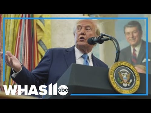 Trump says he's in talks with China about easing tariffs