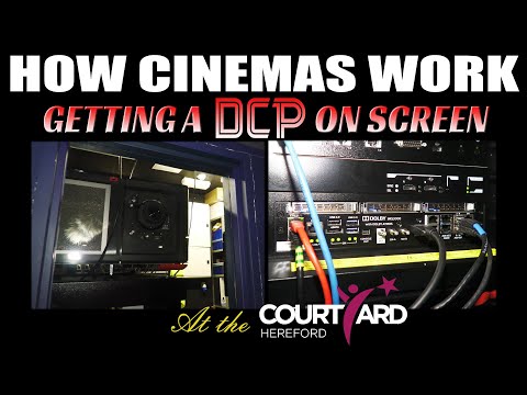 HOW CINEMAS WORK - GETTING A DIGITAL MOVIE (DCP) ON SCREEN AT THE COURTYARD CINEMA, HEREFORD