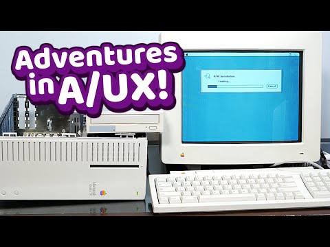 Adventures in A/UX, Apple's UNIX for the Classic Macintosh!