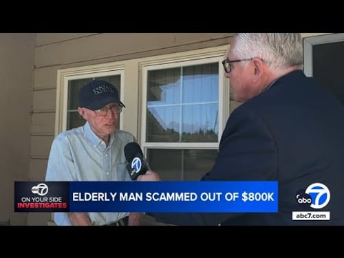 90-year-old man scammed out of more than $800,000 in savings
