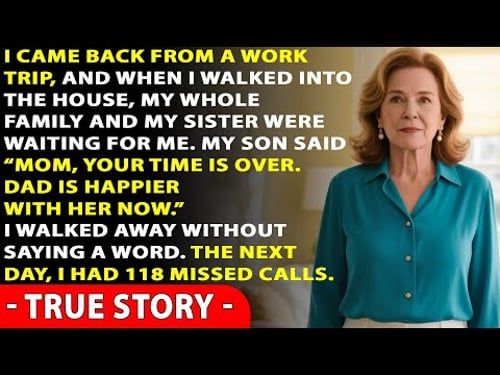 When I got home, everyone was looking at my husband and my sister. Dad said: "We need to talk!"