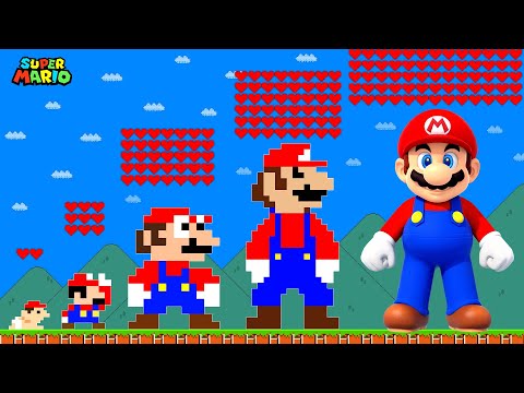 Super Mario Bros. When Mario Has 1,000,000 Hearts From Birth to Immortal