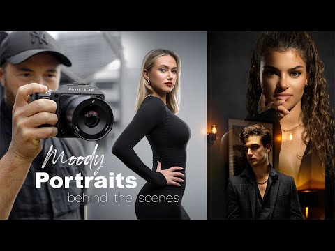 25 Moody Portraits in 12 Mins with XCD 75P (behind the scenes)