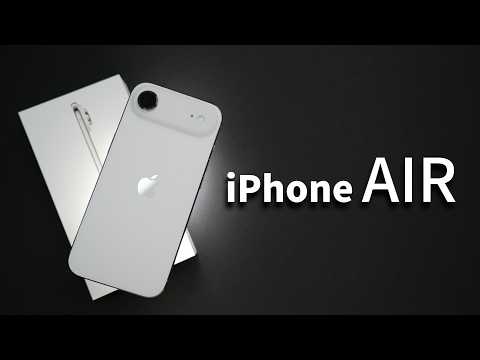 iPhone Air Unboxing - 1 Camera, 1 Speaker, Ultra-Thin Face-Off vs S25 Edge