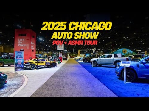 4K Tour of the 2025 Chicago Auto Show | ASMR