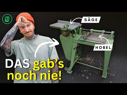 SAWING and PLANING AT THE SAME TIME?! 😲 This 2-in-1 MACHINE is AWESOME, but FORBIDDEN! ❌ | Jonas ...