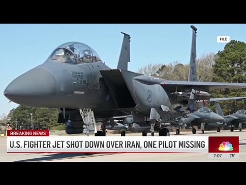 Iran offering a reward of $60,000 for American aircrew