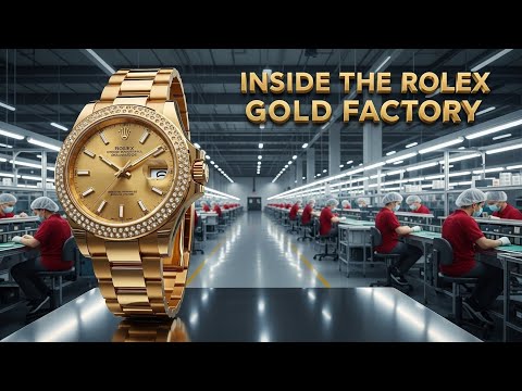 Inside the Rolex Gold Factory How a Solid Gold Bar Becomes a $50,000 Watch