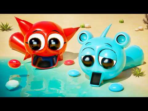 INCREDIBOX SPRUNKI (Surviving In A Desert) 3D Animation !!!