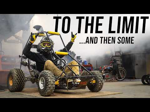 Thrashing a 40HP Yard Kart | 275cc Methanol Racing Engine Swapped Manco Dingo FULL SEND