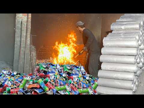 Aluminum Tin Can Recycling Process to Make Steel Wire in Aluminium Extrusion Plant