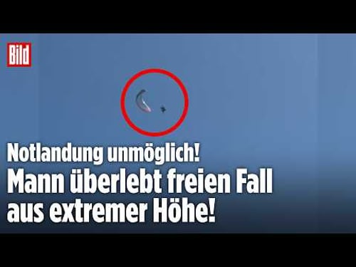 FLORIDA: Notlandung unmöglich! Mann überlebt freien Fall aus extremer Höhe wie durch ein Wunder!