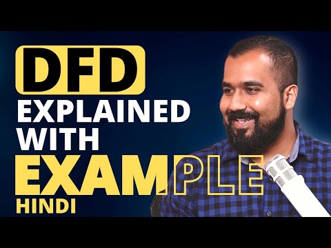 Data Flow Diagram (DFD) Explained with Detailed Example in Hindi l Software Engineering