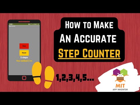 MIT App Inventor Pedometer | MIT App Inventor Step Counter | Step Tracker App Inventor