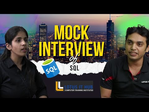 Fresher Mock Interview SQL | Technical Round | SQL Interview for Fresher | HR Interview | SQL Pune