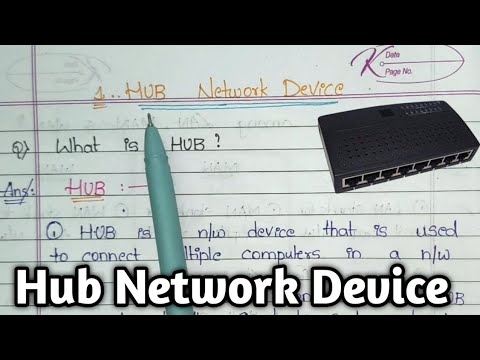 What is HUB Network Device?Full Explanation in Telugu.