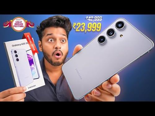 Samsung Galaxy A55 at ₹23,000? Buy or Skip in Amazon Great India Festival