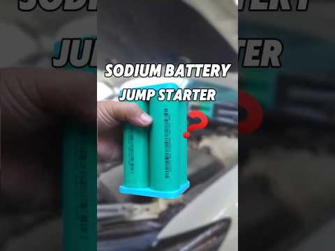 I Tried Jump Starting My Car With Sodium Batteries!#sodium