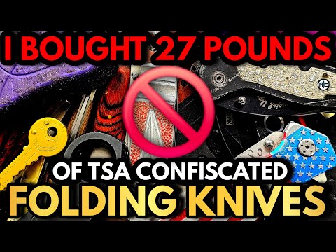 I Bought 27 POUNDS Of TSA Confiscated Knives And I Found... DIAMONDS!?
