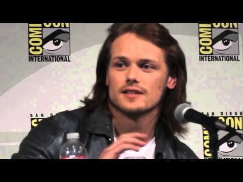 Sam Heughan at the Outlander panel SDCC 2014