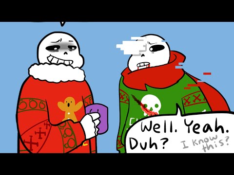 Re-Watching the Undertale Christmas Party AU Comic Dub friom 10 years ago