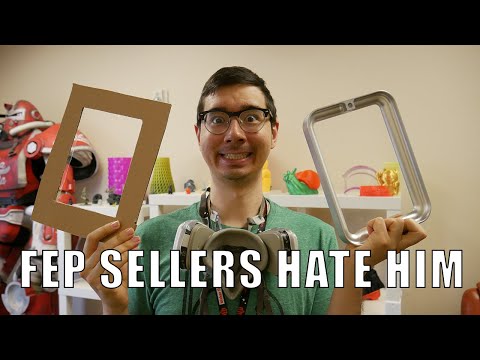 The WEIRD resin printing trick that PERFECTLY tensions my resin vat FEP Sheets