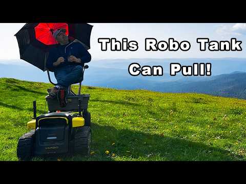 This Yard Tank Can Pull! The Yarbo Modular Yard Maintenance Platform