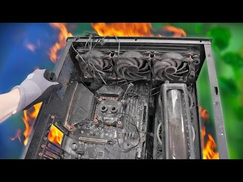 Zuschauer PC komplett ausgebrannt - Was können wir retten?