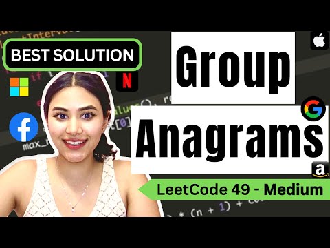 Group Anagrams - LeetCode 49 - Python