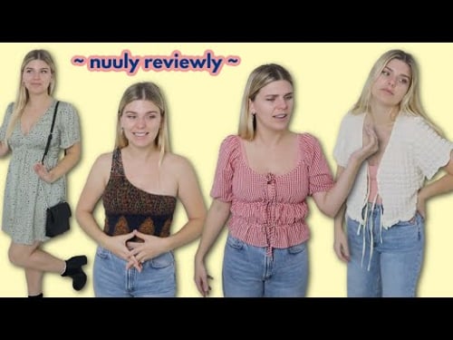 november nuuly review! | unwearable little tops lol