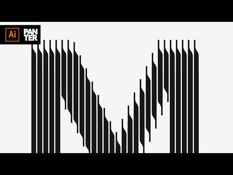 Stylized Halftone Lines in Illustrator