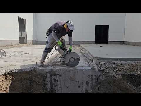 Один день бетонорезчика, алмазная резка железобетона