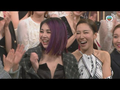 萬年不變紫色頭髮成爲咗經典!|萬千星輝頒奬典禮|2019|李施嬅|楊千嬅|馬德鐘|王浩信|TVBUSA|港劇精華