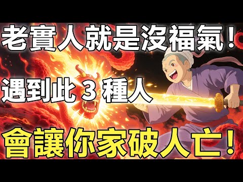 老實人就是沒福氣!土地公血淚警告:只因遇到了此3種人,每一個都足以讓你家破人亡!【輪回|因果|佛學】