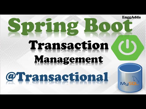 Spring Boot Transaction Management Using @Transactional| Spring Boot Transaction Management|EnggAdda