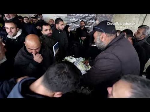 Funeral held for Lebanese journalists killed in Israeli airstrike