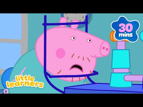 Peppa Pig Helps Daddy Pig Find His Glasses 🛒 | Peppa Pig Tales | Cartoons For Kids | Little Learners