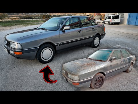 hacemos una LIMPIEZA EXTREMA a un AUDI 90 abandonado y lo dejo como NUEVO😍