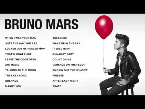 Bruno Mars | Top Songs 2024 Playlist | When I Was Your Man, Just The Way You Are, 24K Magic...