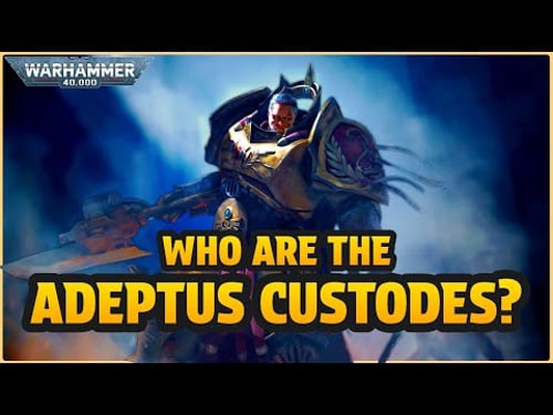 An OVERVIEW to the ADEPTUS CUSTODES | Warhammer 40k Lore