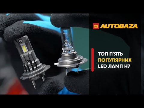Топ 5 найпопулярніших LED ламп в H7 цоколі