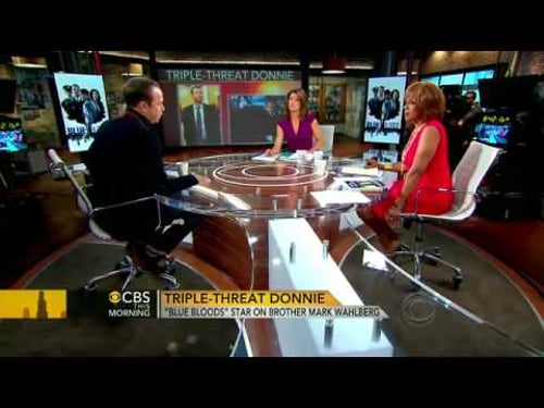 Donnie Wahlberg on CBS This Morning 10/03/12