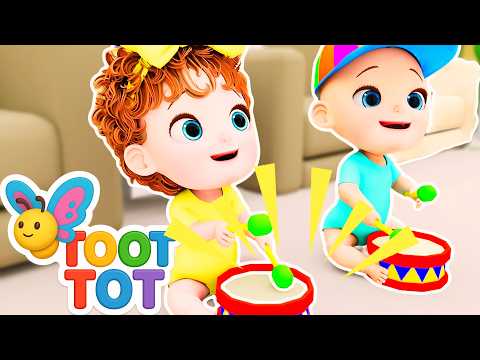 Tik Tak play time song |nursery rhymes |TOOT TOT kids TV