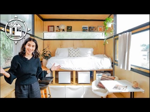 She Built a Beautiful TINY HOUSE for only $12,384!