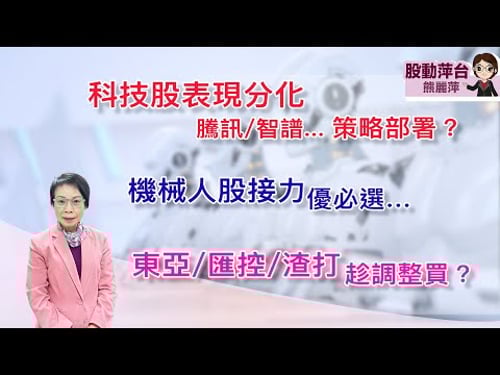 熊麗萍—股動萍台:科技股表現分化,騰訊、阿里、智譜…策略部署; 機械人股接力,優必選… ;東亞、匯控、渣打趁調整買? (14/2/2026)