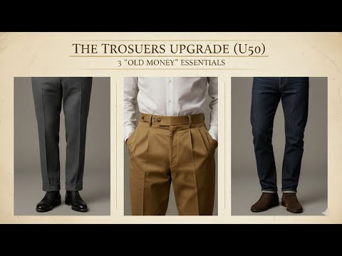 "Trousers" Upgrade: 5 Rules to Hide the Belly & Look Taller (Men Over 50)