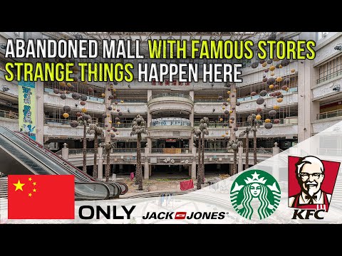 Found KFC & STARBUCKS in an abandoned SUPER MALL where STRANGE THINGS happen..
