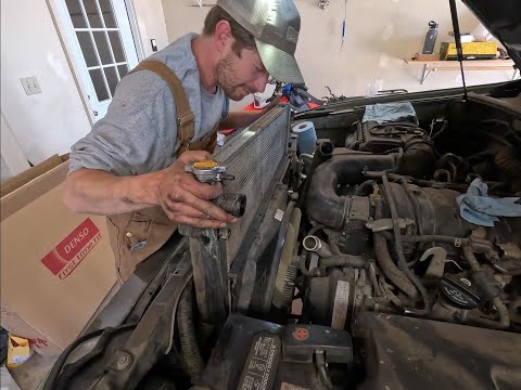 GX470 Radiator Replacement and Coolant Flush